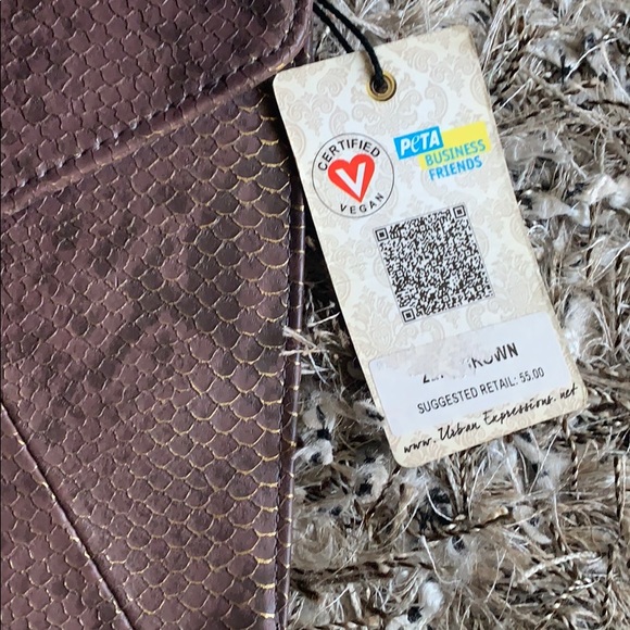 New Urban expressions vegan envelope clutch - Picture 4 of 8